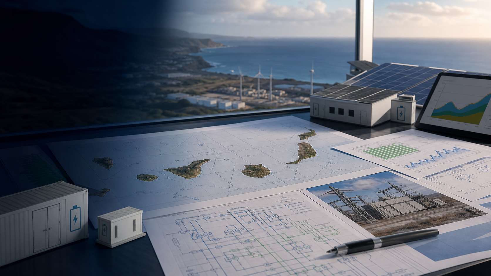 Mesa técnica de planificación energética sobre sistemas eléctricos canarios, almacenamiento y redes